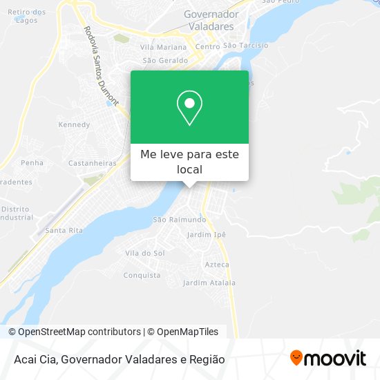 Acai Cia mapa