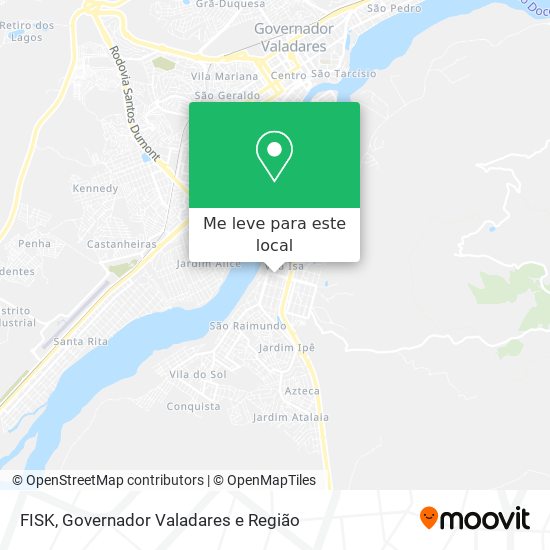 FISK mapa