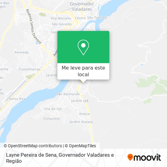 Layne Pereira de Sena mapa