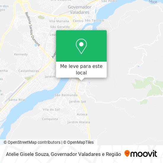 Atelie Gisele Souza mapa