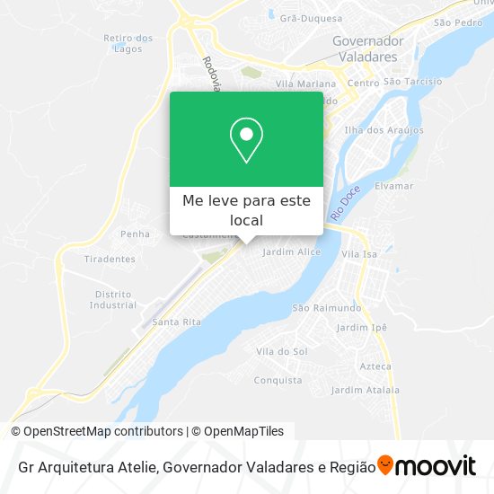 Gr Arquitetura Atelie mapa