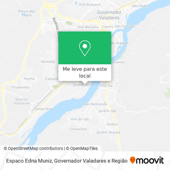 Espaco Edna Muniz mapa