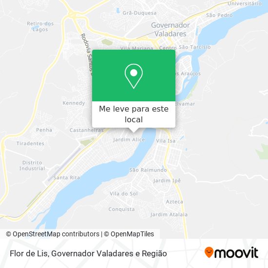 Flor de Lis mapa
