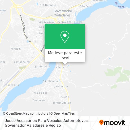 Josue Acessorios Para Veiculos Automotoves mapa