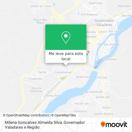Milena Goncalves Almeida Silva mapa