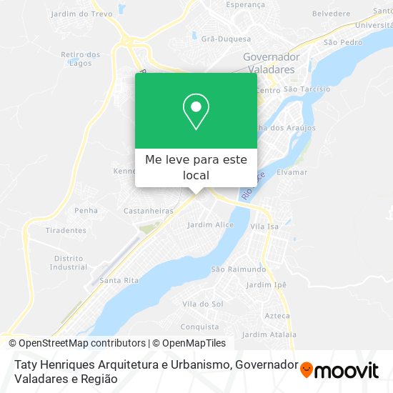 Taty Henriques Arquitetura e Urbanismo mapa