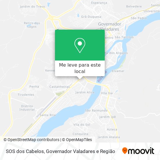 SOS dos Cabelos mapa