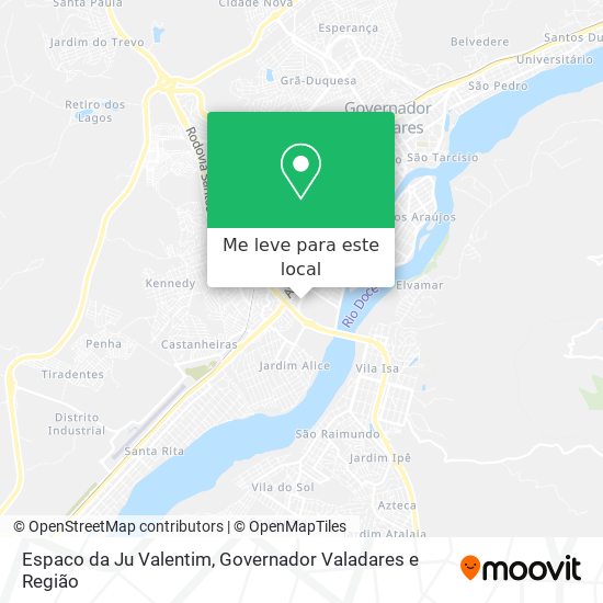 Espaco da Ju Valentim mapa