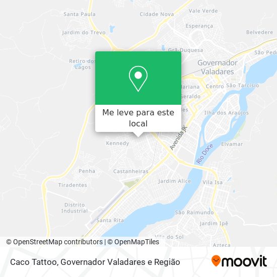 Caco Tattoo mapa