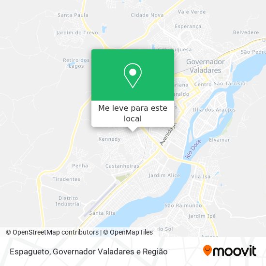 Espagueto mapa