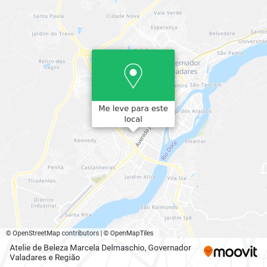 Atelie de Beleza Marcela Delmaschio mapa