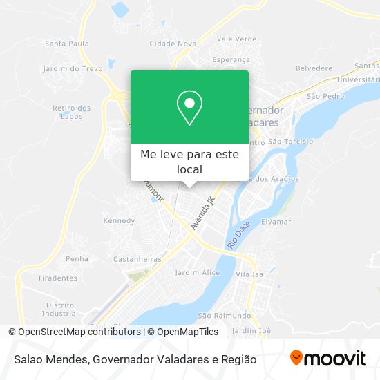 Salao Mendes mapa