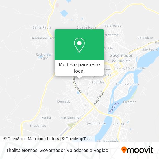 Thalita Gomes mapa