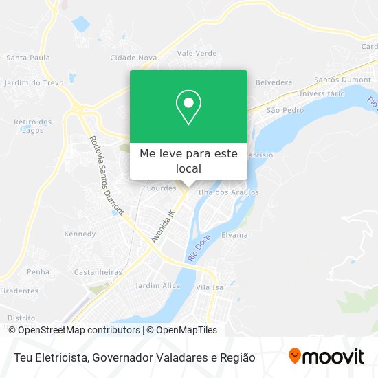 Teu Eletricista mapa