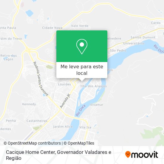 Cacique Home Center mapa