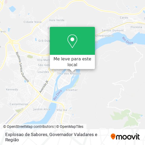 Explosao de Sabores mapa