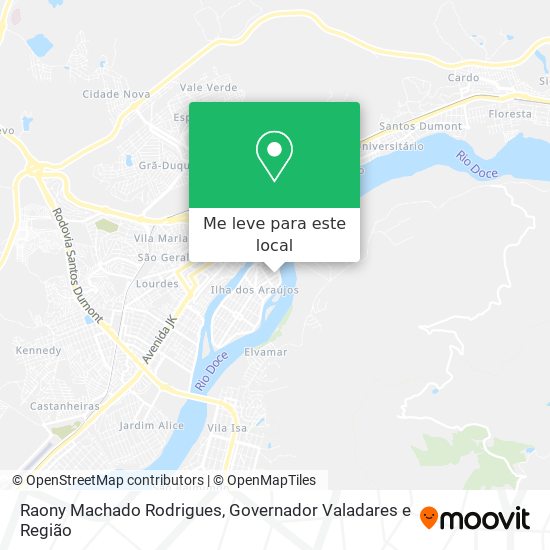 Raony Machado Rodrigues mapa