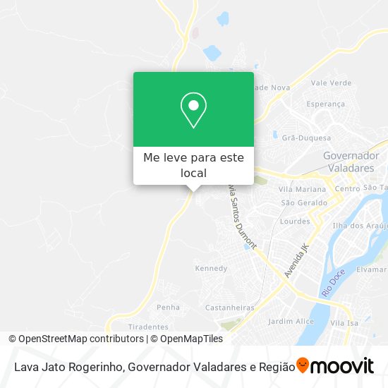 Lava Jato Rogerinho mapa