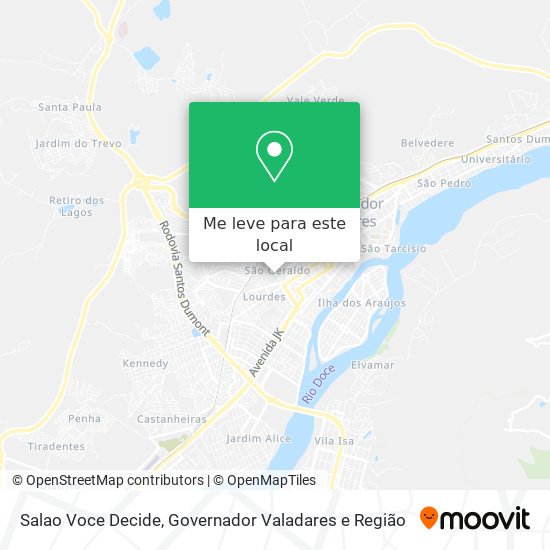 Salao Voce Decide mapa