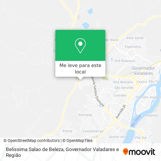 Belissima Salao de Beleza mapa