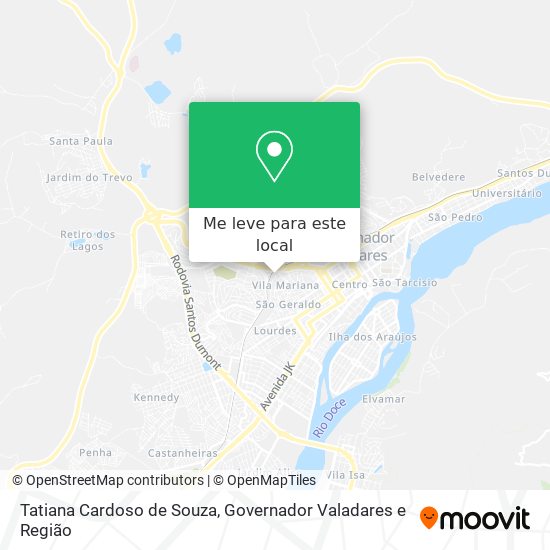 Tatiana Cardoso de Souza mapa