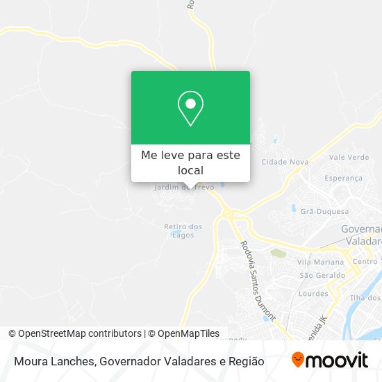 Moura Lanches mapa