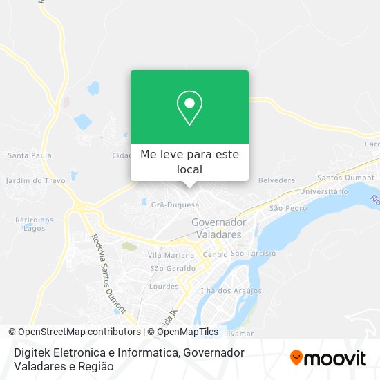 Digitek Eletronica e Informatica mapa