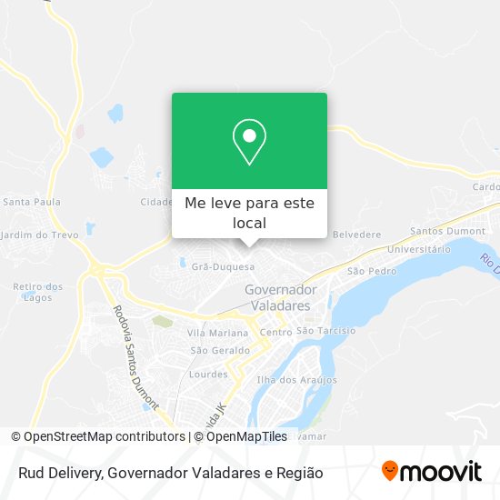 Rud Delivery mapa