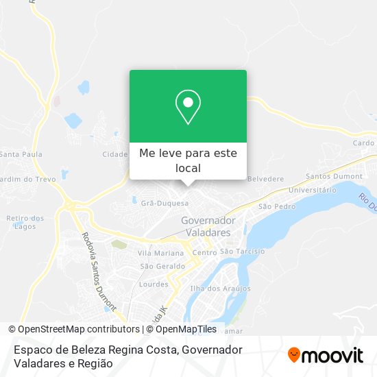 Espaco de Beleza Regina Costa mapa