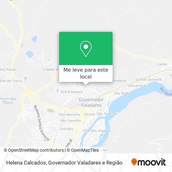 Helena Calcados mapa