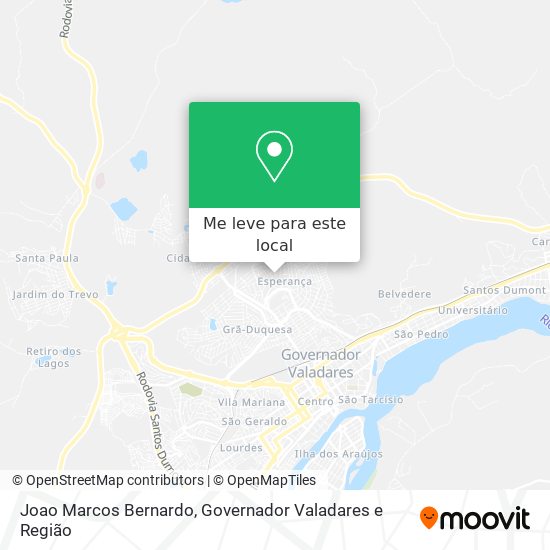 Joao Marcos Bernardo mapa