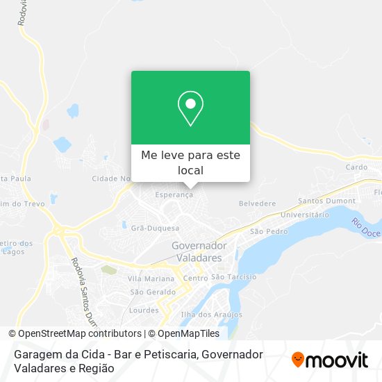 Garagem da Cida - Bar e Petiscaria mapa