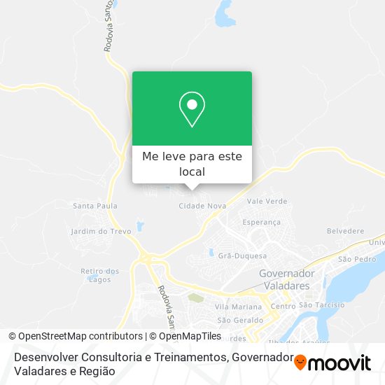 Desenvolver Consultoria e Treinamentos mapa