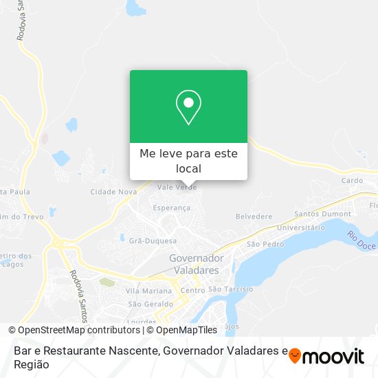 Bar e Restaurante Nascente mapa