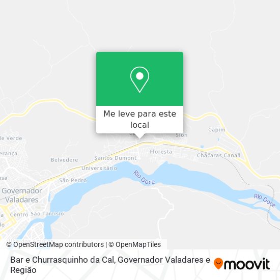 Bar e Churrasquinho da Cal mapa
