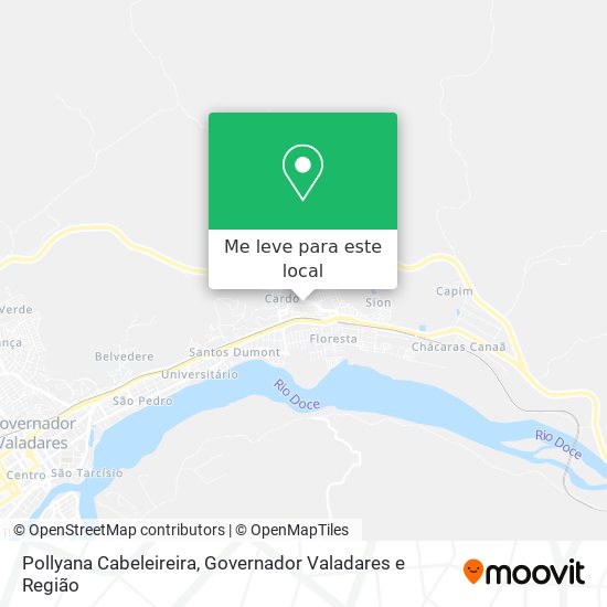 Pollyana Cabeleireira mapa