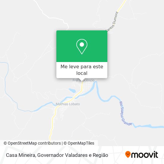Casa Mineira mapa