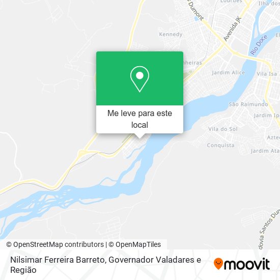 Nilsimar Ferreira Barreto mapa