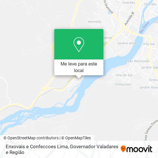 Enxovais e Confeccoes Lima mapa