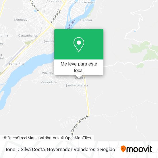 Ione D Silva Costa mapa