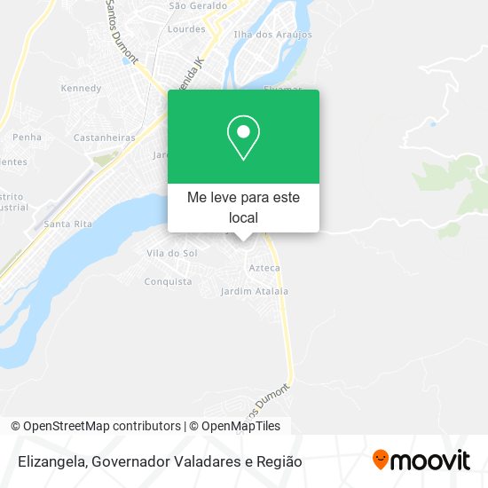 Elizangela mapa