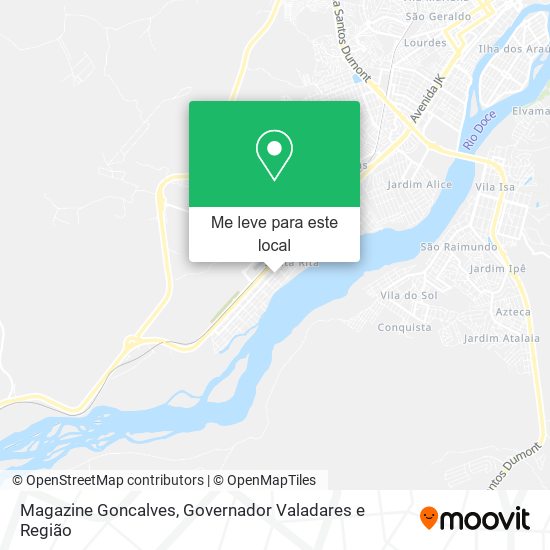 Magazine Goncalves mapa