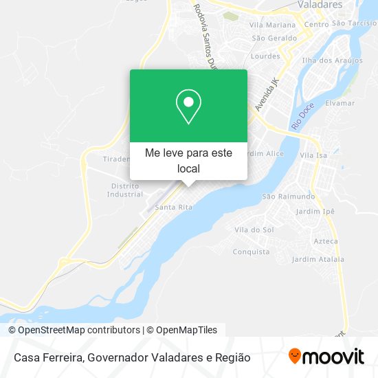 Casa Ferreira mapa