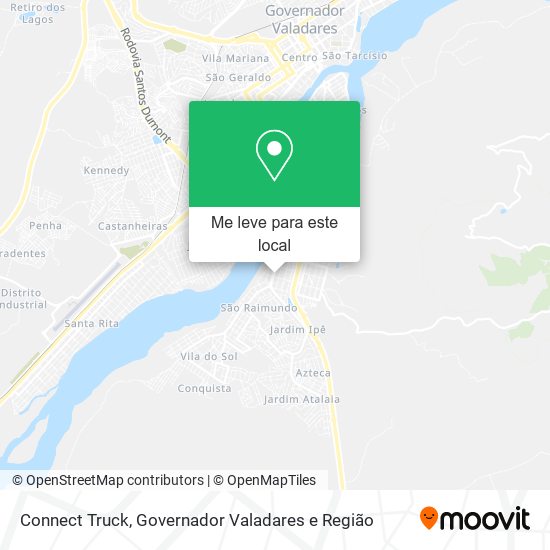 Connect Truck mapa