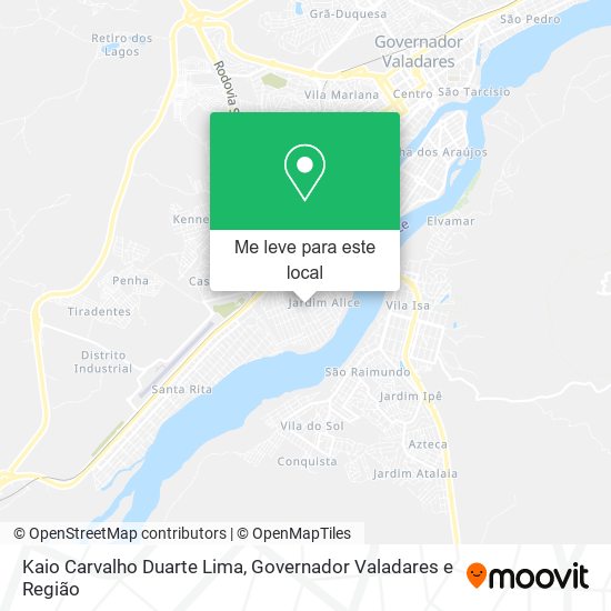 Kaio Carvalho Duarte Lima mapa