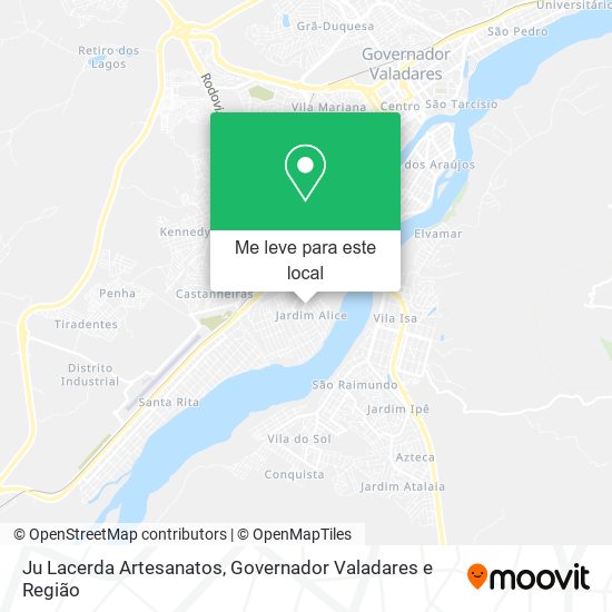 Ju Lacerda Artesanatos mapa