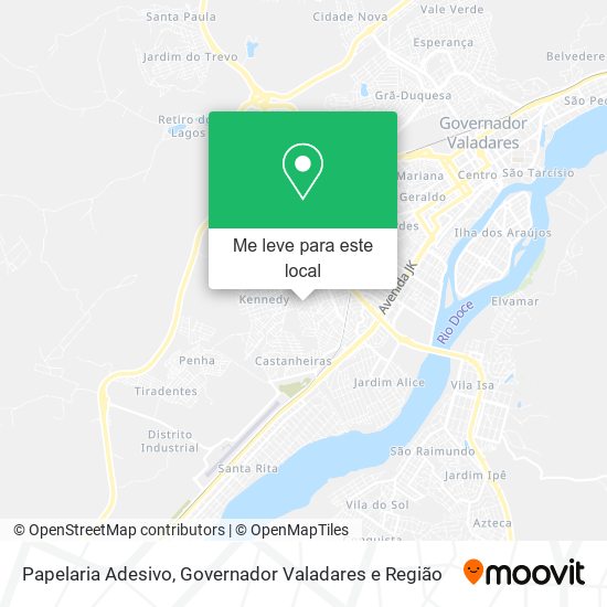 Papelaria Adesivo mapa