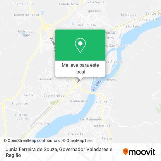 Junia Ferreira de Souza mapa
