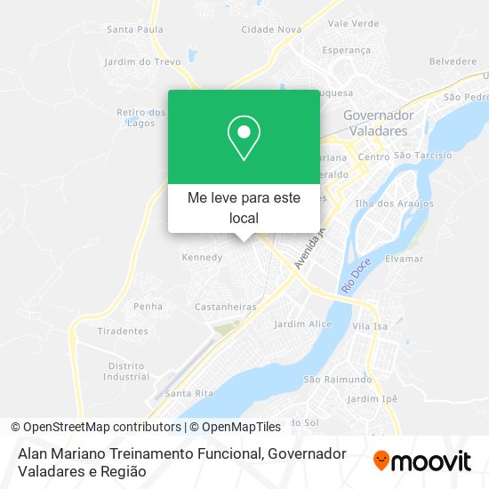 Alan Mariano Treinamento Funcional mapa