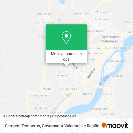 Carmem Temperos mapa